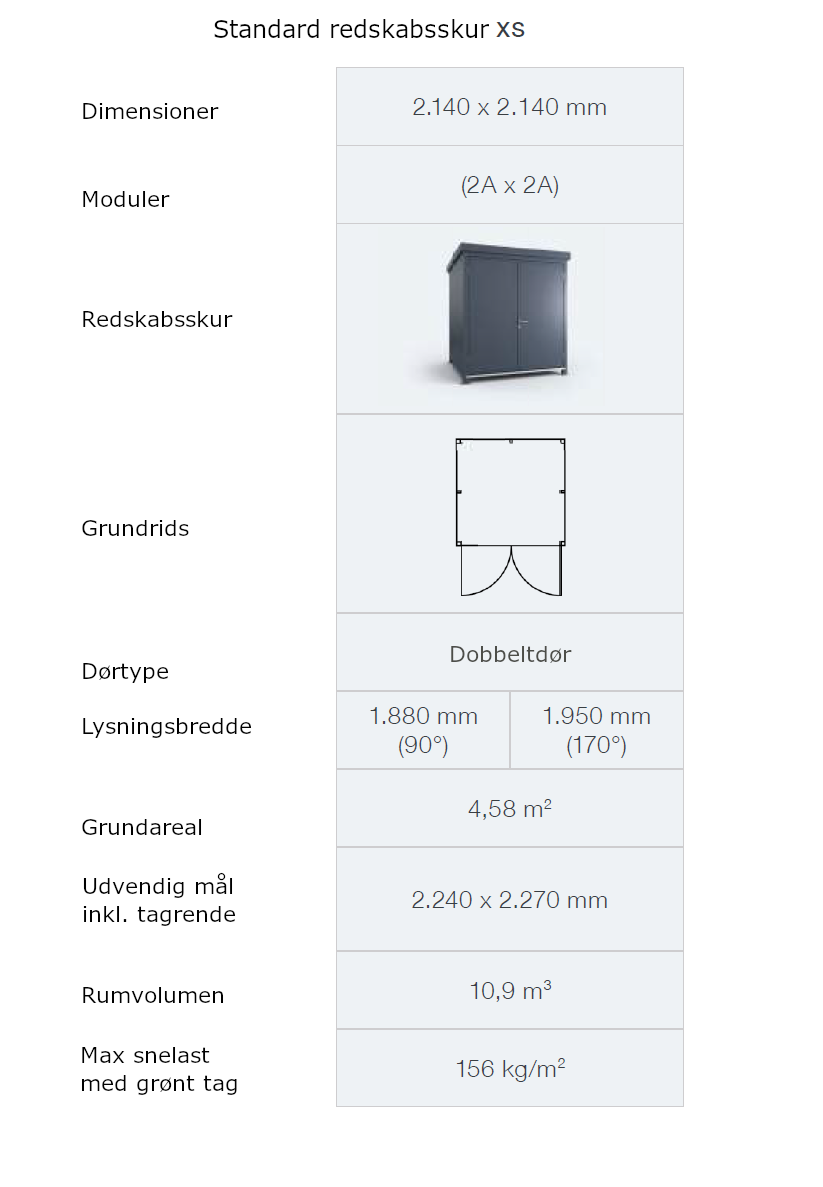 Standard redskabsskur Gerhardt Braun